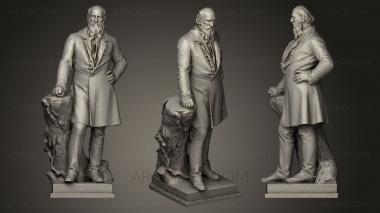 Statues of famous people (STKC_0187) 3D model for CNC machine